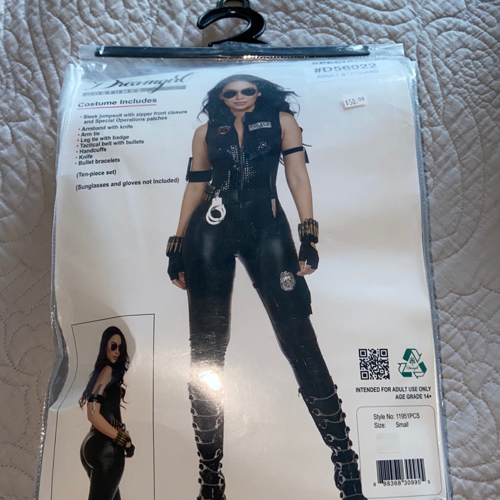 Adult Small Costume Size Small